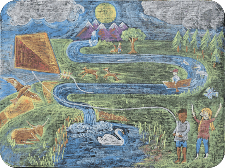 Tom Blackwell Blackboard Art