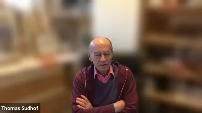 Nobel Laureate Tom Sudhof